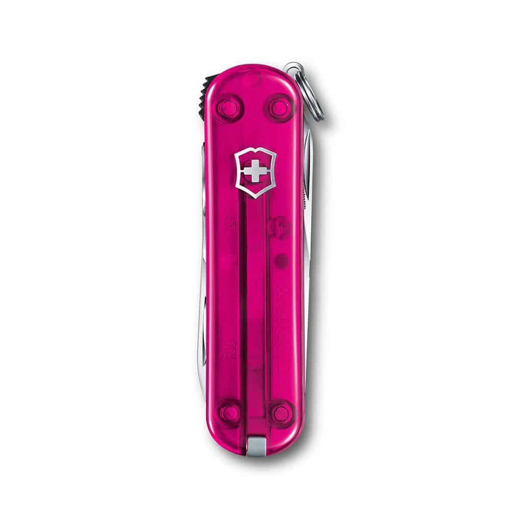 Dụng Cụ Đa Năng Victorinox Nail Clip 580 Pink Transp 0.6463.T5 Hàng chính hãng