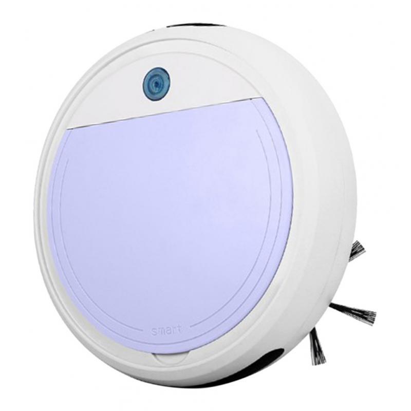 Robot Vacuum Cleaner Automatic Sweeping Vacuuming &amp; Mopping White+Pink