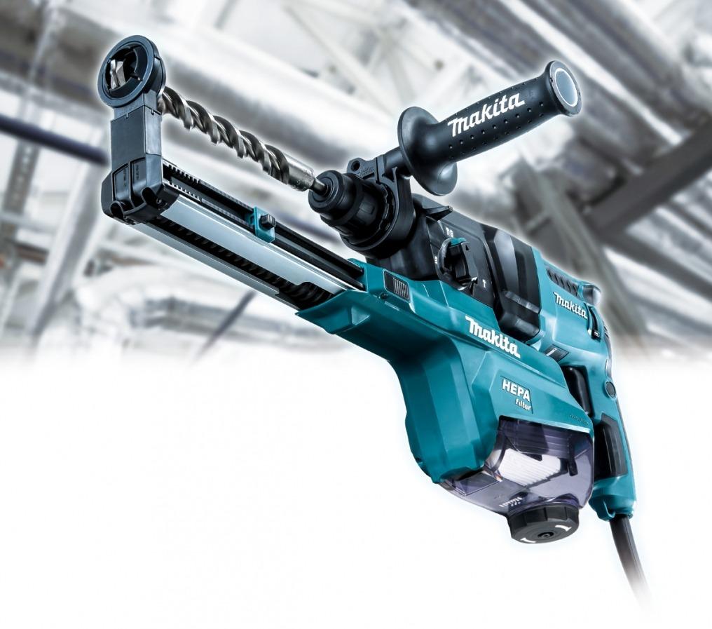 MÁY KHOAN ĐỘNG LỰC VỚI HỆ THỐNG HÚT BỤI 800W MAKITA HR2652 - HÀNG CHÍNH HÃNG
