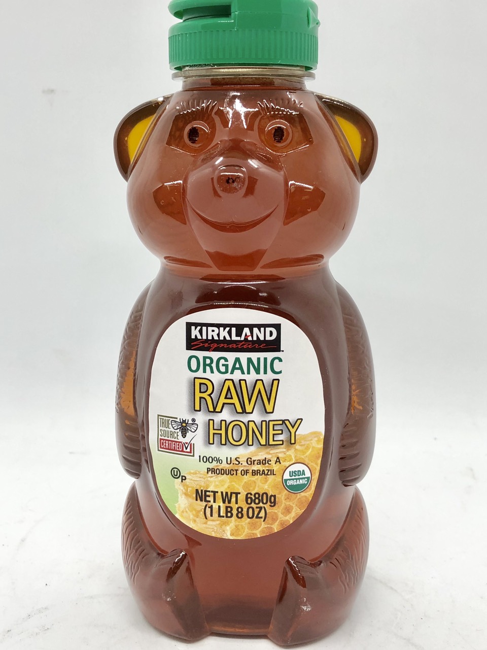 Mật Ong hữu cơ thiên nhiên Kirkland Singnature Honey Bear 680gr nhập Mỹ