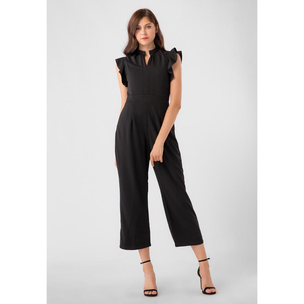 Lova Dova - Jumpsuit Dài Tay Bèo Cổ V 18O08C005