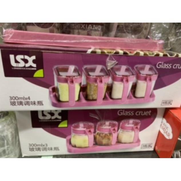 Bộ đựng gia vị 3 ngăn và 4 ngăn hàng dầy chuẩn loại 1