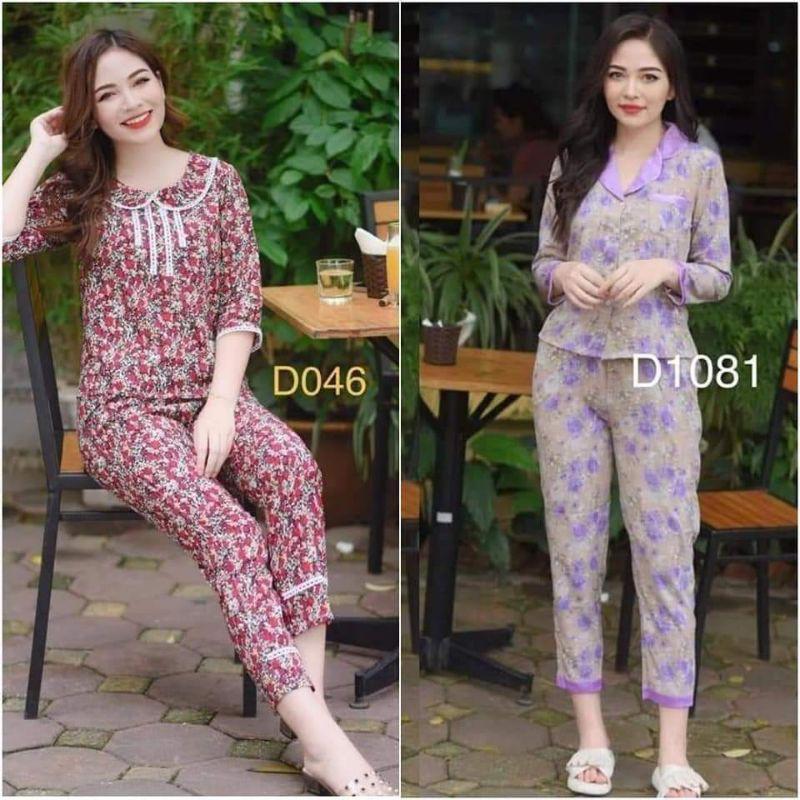 Pizama lụa hàn đồ bộ nữ sang đẹp rẻ