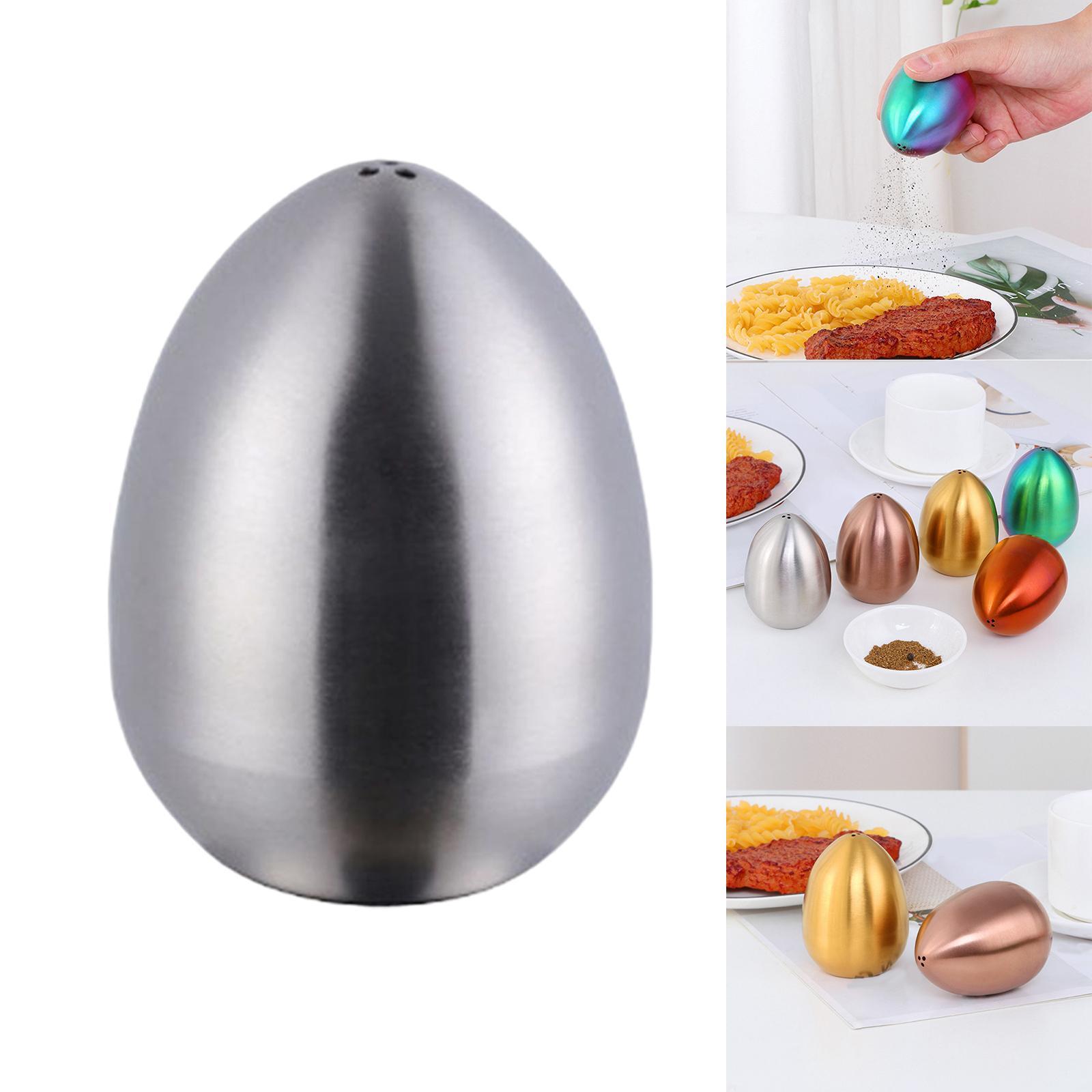 Stainless Steel Condiment Jar Salt Pepper Shaker for Picnic Cooking
