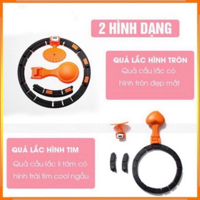 Vòng lắc eo giảm mỡ tự động nhập khẩu, chỉnh cân nặng vòng eo đồng hồ điện tử tự động đếm số