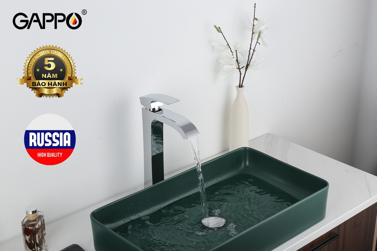 VÒI LAVABO NHẬP KHẨU NGA GAPPO G1007-81 - HÀNG CHÍNH HÃNG