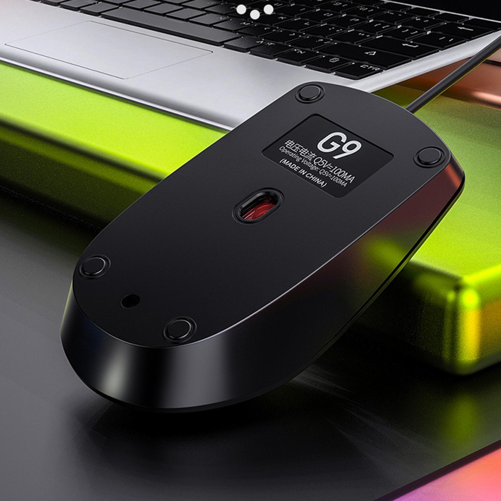 Wired Optical Mice Aggravated 3 Button Precision Laptop for Office