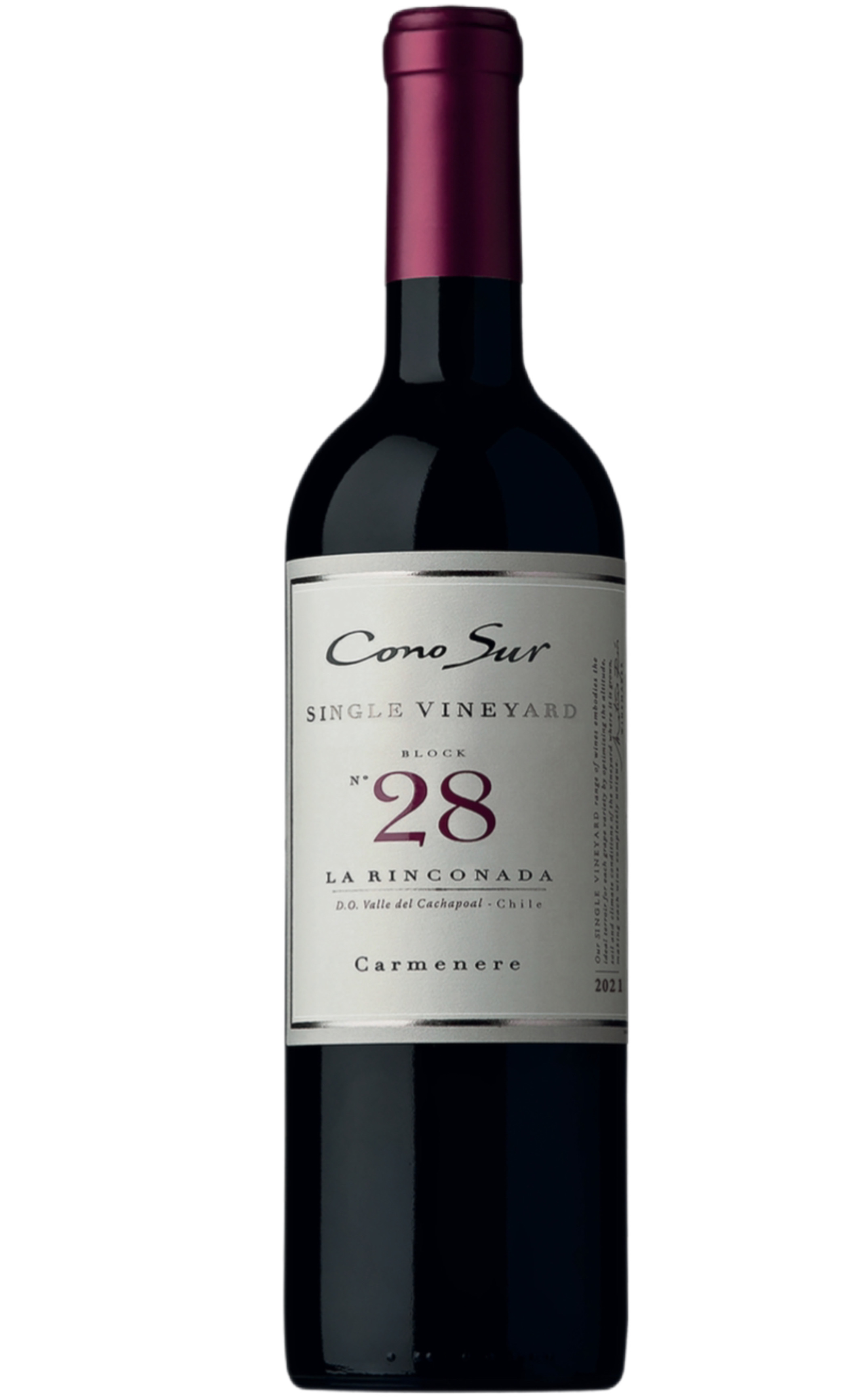 RƯỢU VANG ĐỎ CHILE SINGLE VINYARD 28 CARMENERA