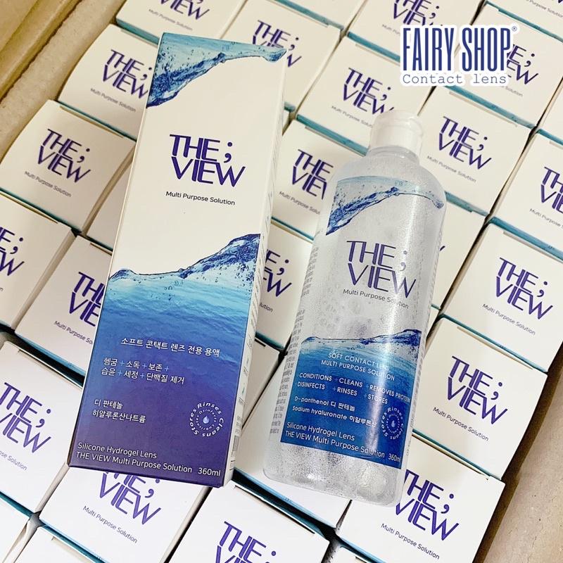 Nước Ngâm Lens FAIRY SHOP CONTACT LENS Chuyên Dụng Angle Eyes/ Fairy Eyes/ Care THE VIEW 160ml &amp; 360ml Cao cấp