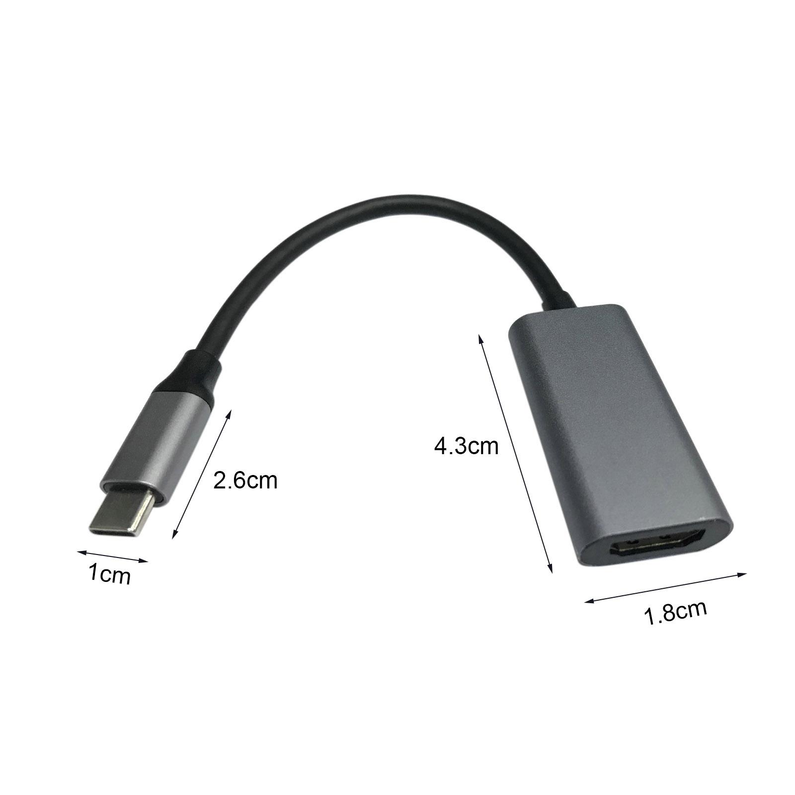 Cáp chuyển đổi 4K 60Hz Type-C sang HD Tương thích với MacBook Pro 2019 Samsung Note