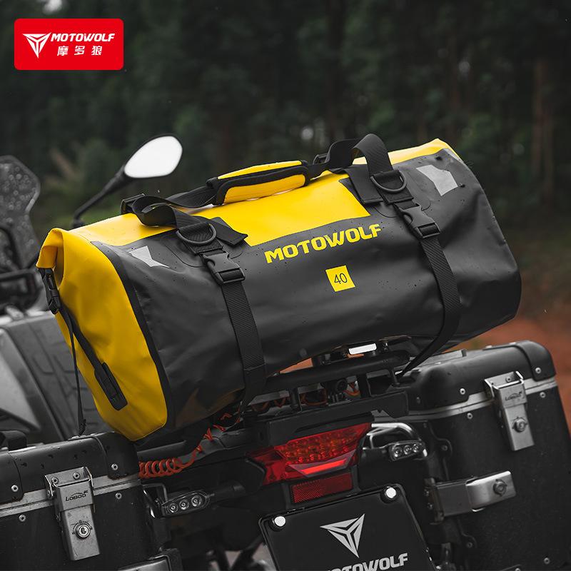 Túi chống nước MOTOWOLF 07MDL0717  (túi đã tích hợp dây cột) - túi chống thấm nước tuyệt đối - Vàng