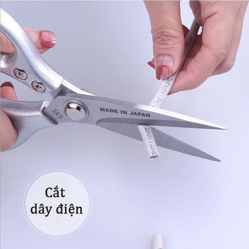 Kéo đa năng SK5 – Siêu cứng, cắt gà, giấy vải, chuyên dụng