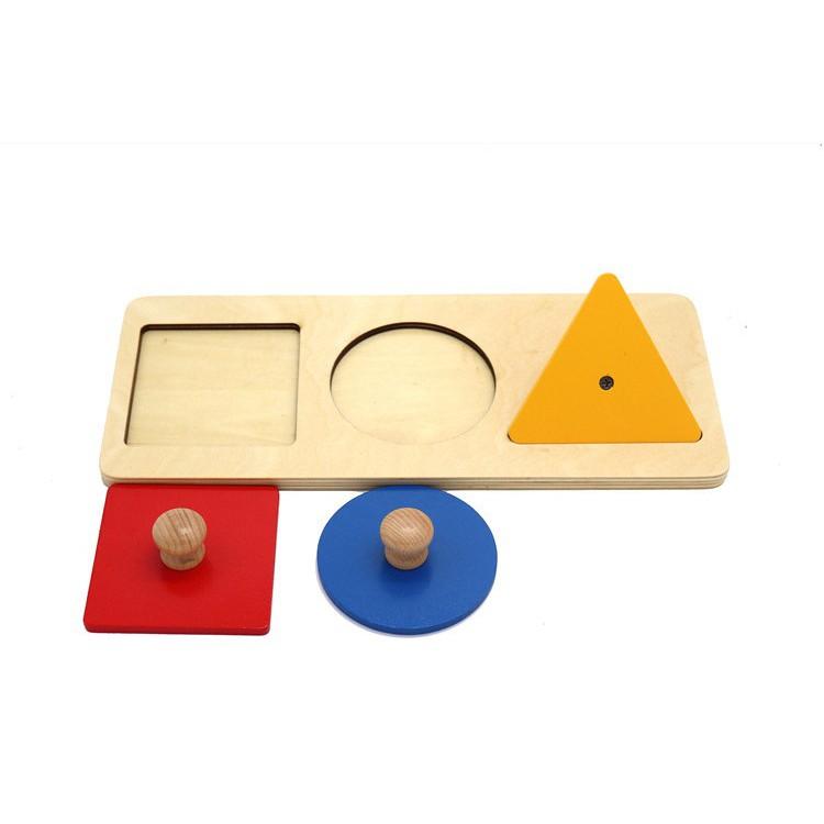 -Set 5 Bảng Ghép Hình Giáo Cụ Montessori Giai Đoan 14 Tháng Tuổi