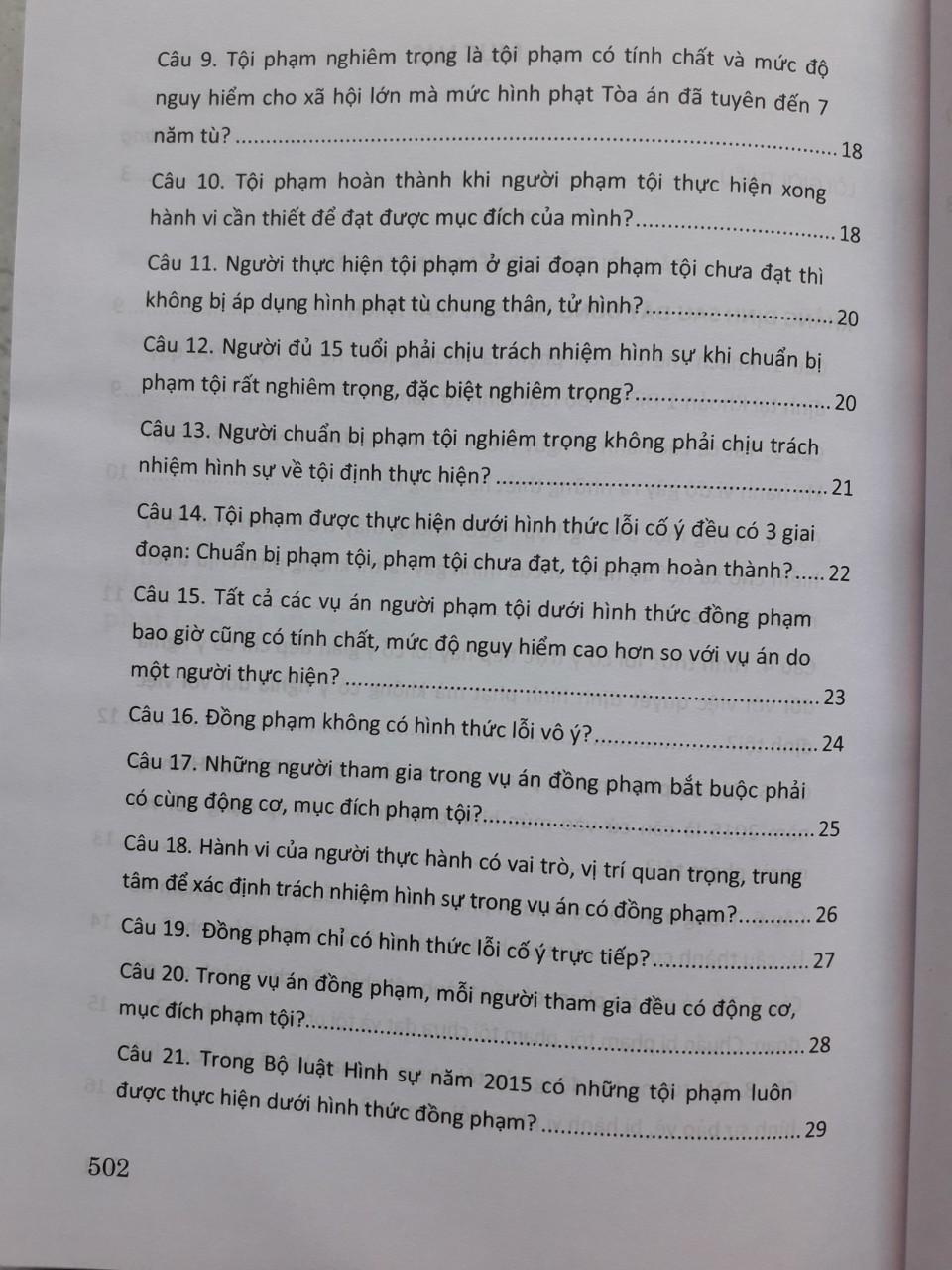 Hỏi - Đáp Bộ Luật Hình Sự Năm 2015 Sửa Đôi, Bổ Sung Năm 2017