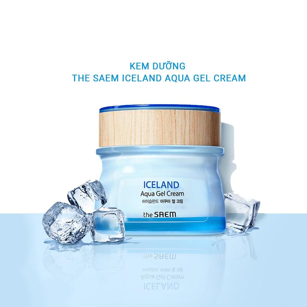 Kem Dưỡng Ẩm Sâu Cấp Nước the SAEM Iceland Aqua Gel Cream 60ml