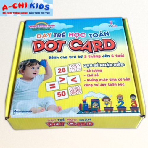 Bộ Thẻ Học Dot Card Số Đếm Và Phép Tính, Bộ Thẻ Học Toán Thông Minh Song Ngữ Anh Việt Cho Bé Từ 3 Tháng Đến 6 Tuổi