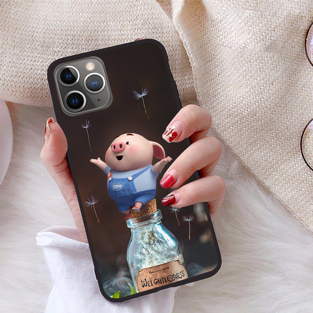 Ốp lưng dành cho iPhone 11 Pro viền dẻo TPU Bộ Sưu Tập Lợn Tết - Hàng chính hãng