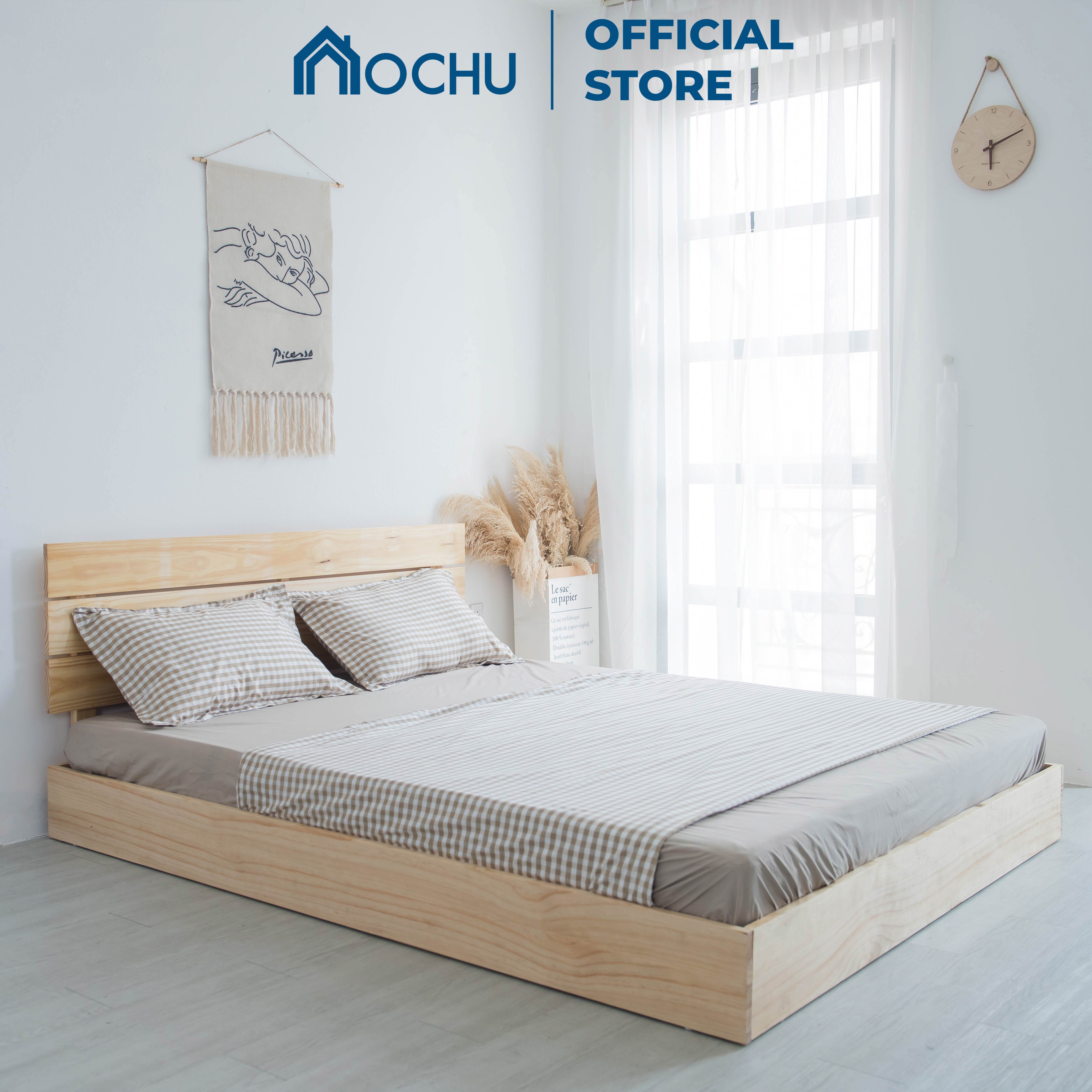 Giường Ngủ Gỗ Thông OCHU - Winnie Bed - Natural