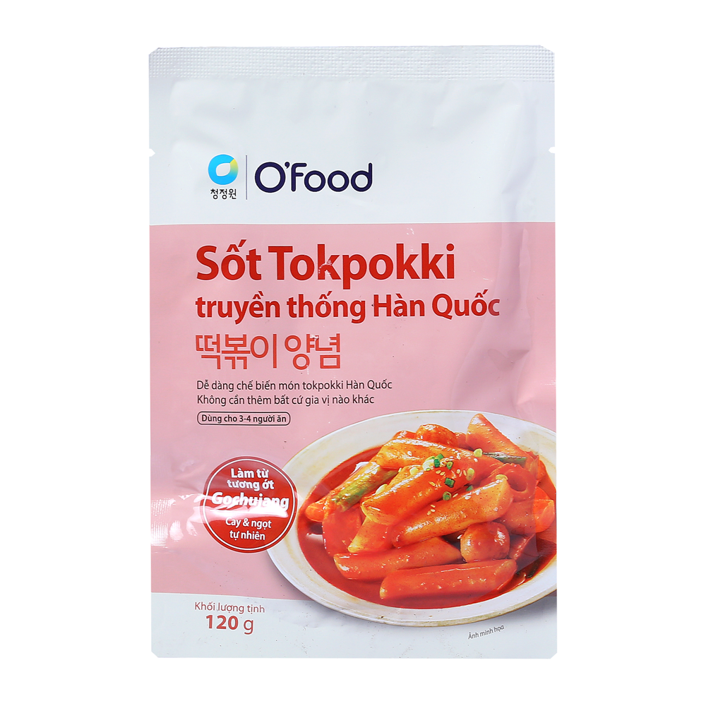 Sốt Tokpokki O'Food Truyền Thống 120G