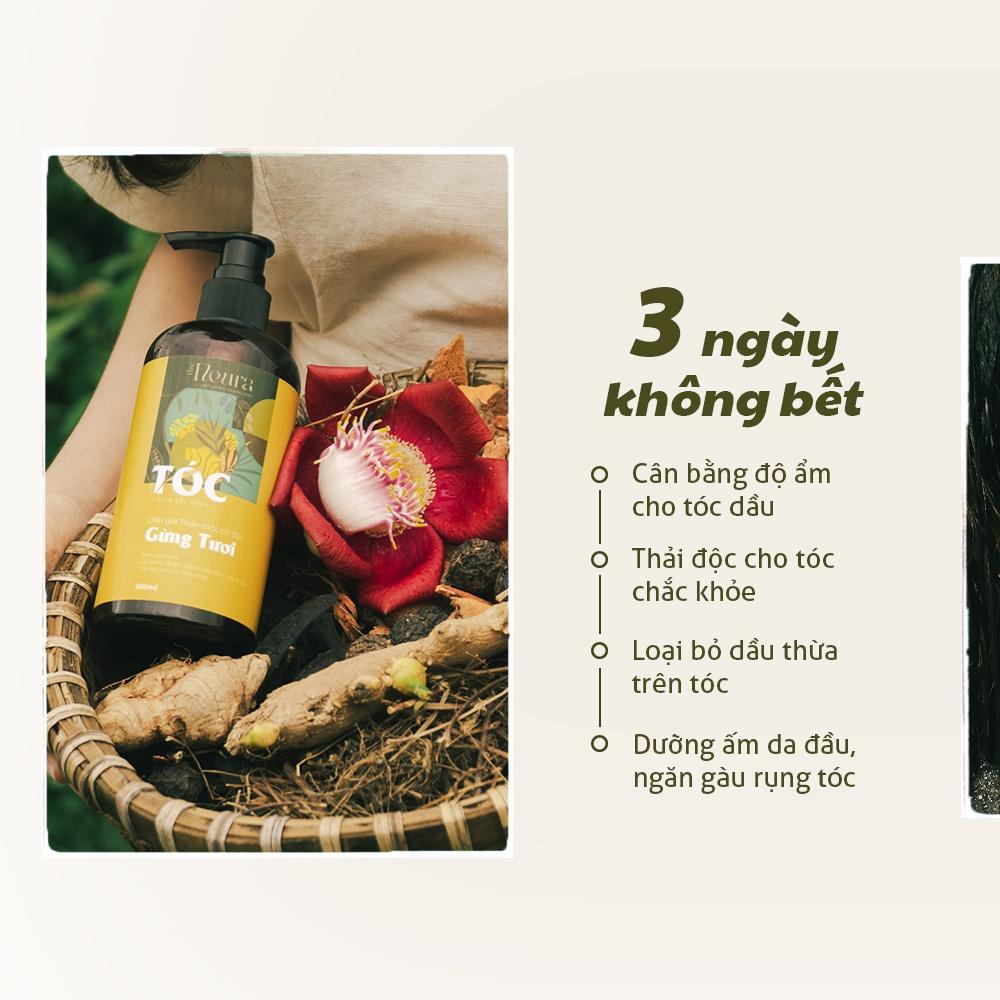 Dầu Gội Gừng Tươi Thảo Mộc The Fleura Cho Tóc Dầu Giúp Mượt Tóc Ngăn Gàu Giảm Rụng Tóc Hỗ Trợ Mọc Tóc