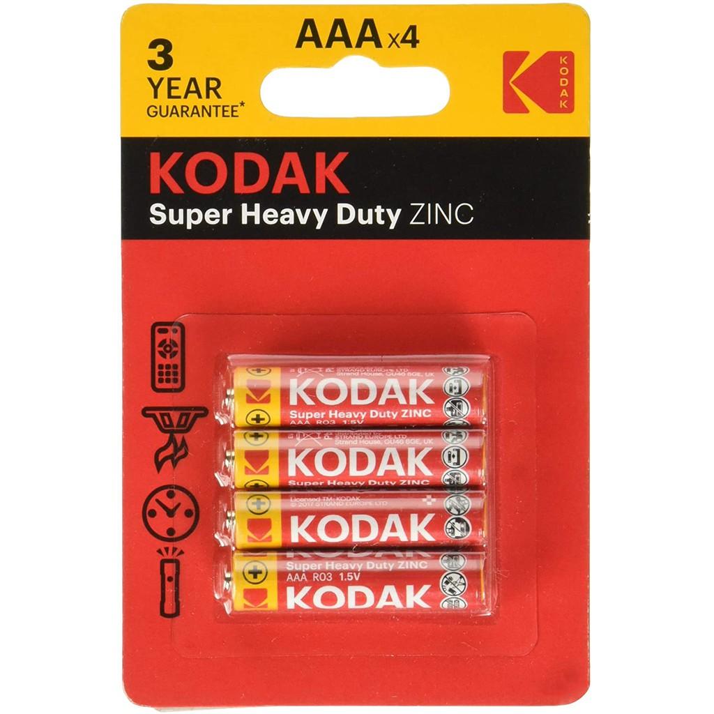 Bộ 4 Pin tiểu Kodak Alkaline AAA điện thế 1.5V Uncle Bills IB0120