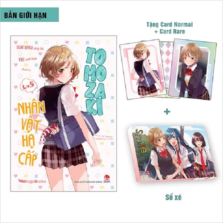 Sách - Nhân vật hạ cấp Tomozaki - level 5