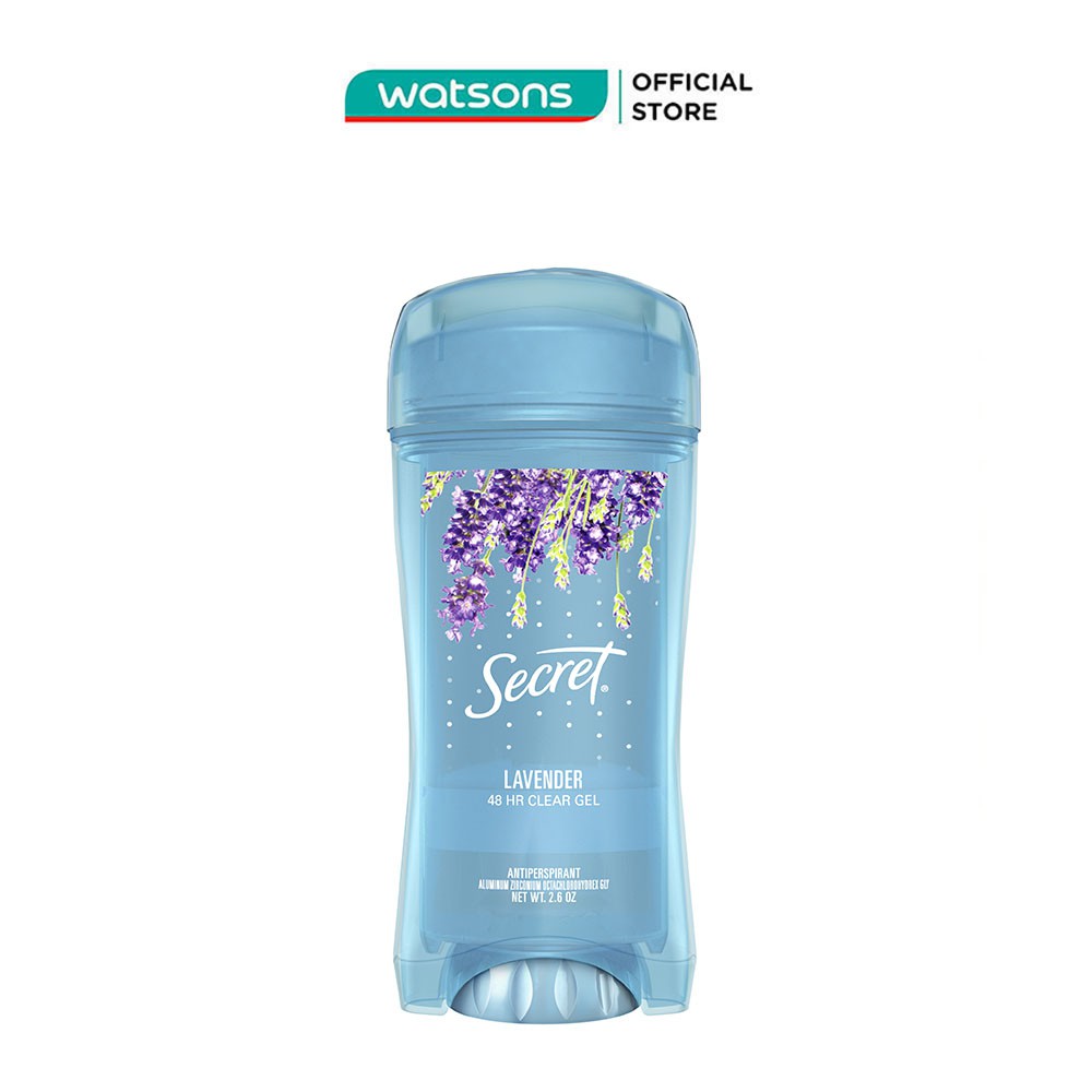 Gel Khử Mùi Secret Luxe Lavender Dành Cho Nữ Hương Hoa Oải Hương Thư Giãn 73G