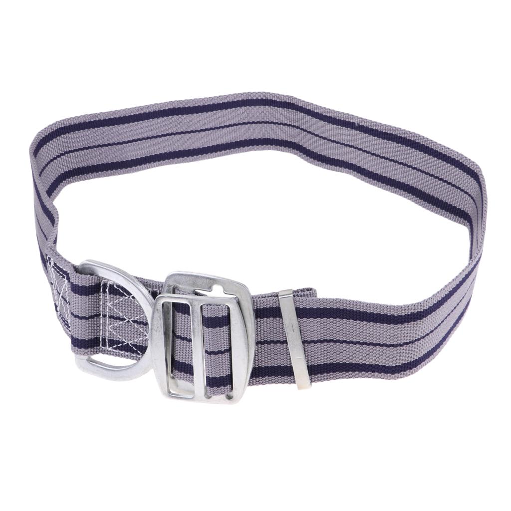 Safety Waist Belt Fall Arrest Climbing Harness with D Ring, Rappelling Equip
