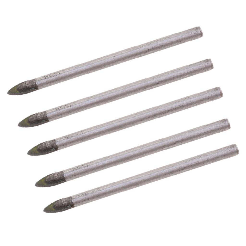 Triangular Head Carbide Wall Ceramic Tile Marble Glass Drill Bit Set Glass Cutter Hole Saw Tool 3mm 4mm 5mm 6mm 8mm 10mm
