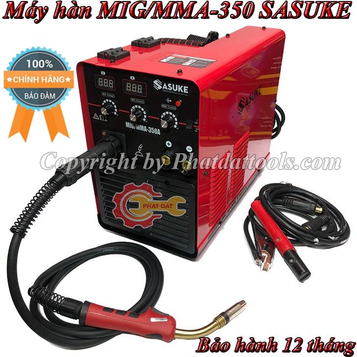 Máy hàn MIG/MMA-350A SASUKE-Máy hàn cỡ lớn dùng cuộn 15kg-2 chức năng-Công nghệ Nhật Bản-Bảo hành 12 tháng