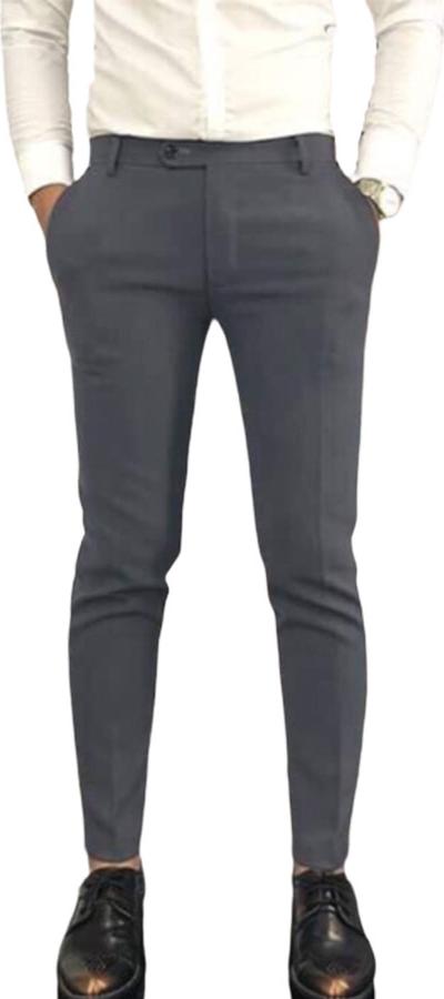 Quần Tây Nam Dáng Hàn Quốc - Ghi đậm - 32