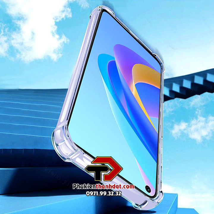 Ốp lưng dành cho OPPO A76 trong suốt chống sốc bảo vệ camera sau