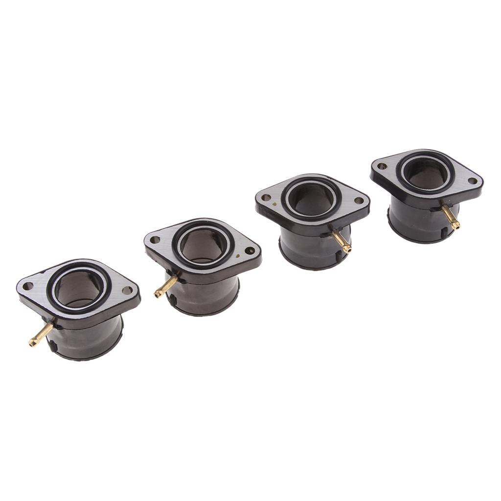 4x Intake Carburetor Adapter Interface Insulator Glue for XJR400