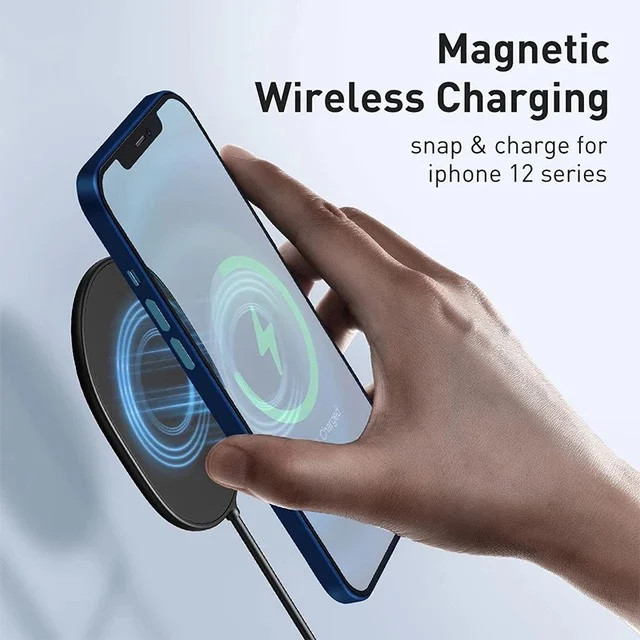 Đế sạc nhanh không dây có nam châm Baseus Light Magnetic Wireless Charger - hàng chính hãng