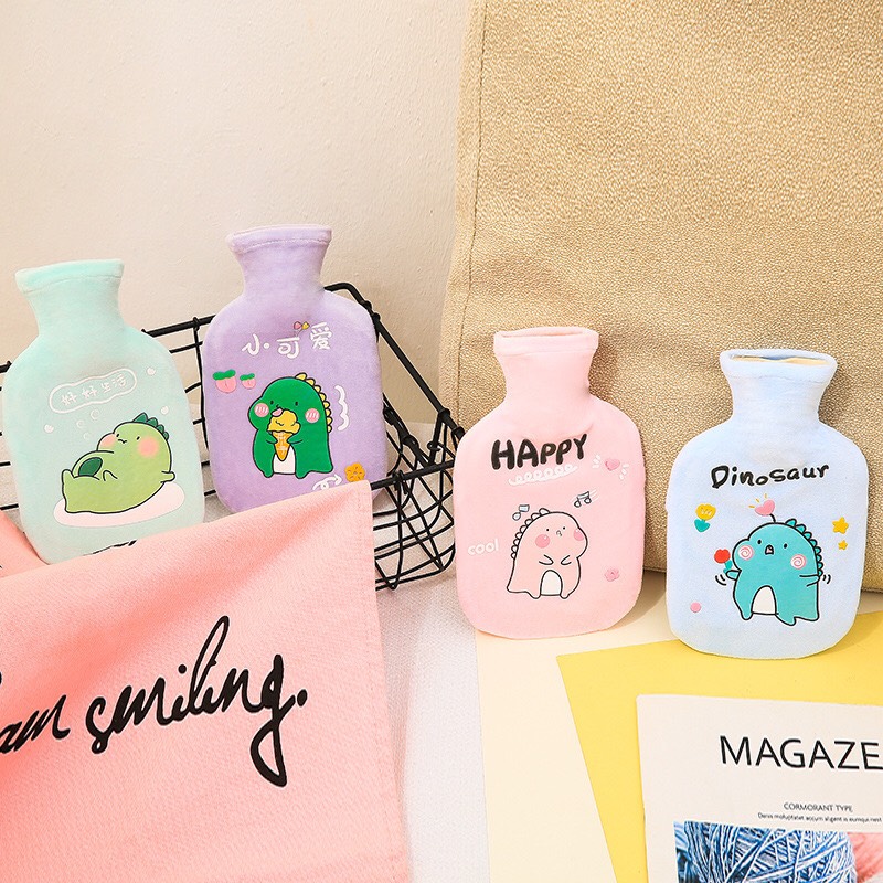 Túi Chườm Nóng Lạnh Giữ Nhiệt Đa Năng Chườm Bụng Hiệu Quả 350ml - Dùng Cho Các Bạn Nữ Chườm Đau Bụng Kinh Nguyệt.
