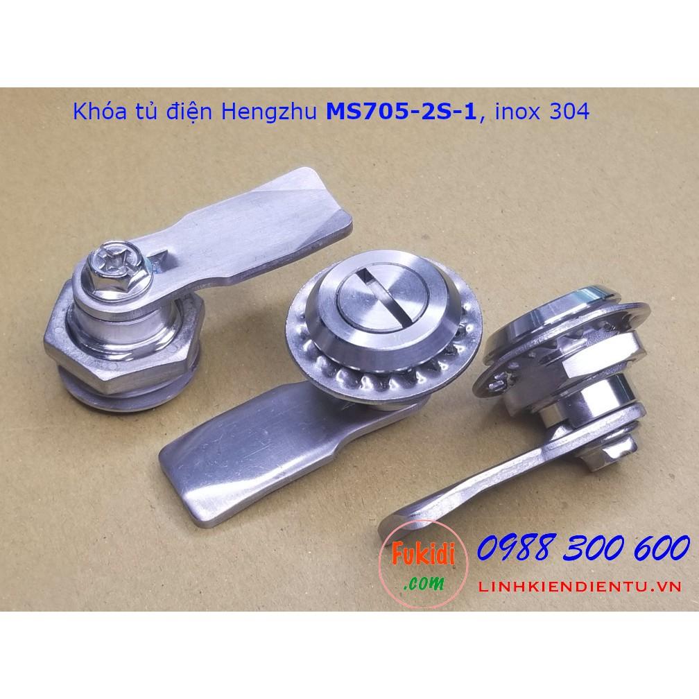 Khóa tủ điện Hengzhu MS705-2S-x inox 304, phi 22mm, MS705-2S-1, MS705-2S-2, MS705-2S-3, MS705-2S-4