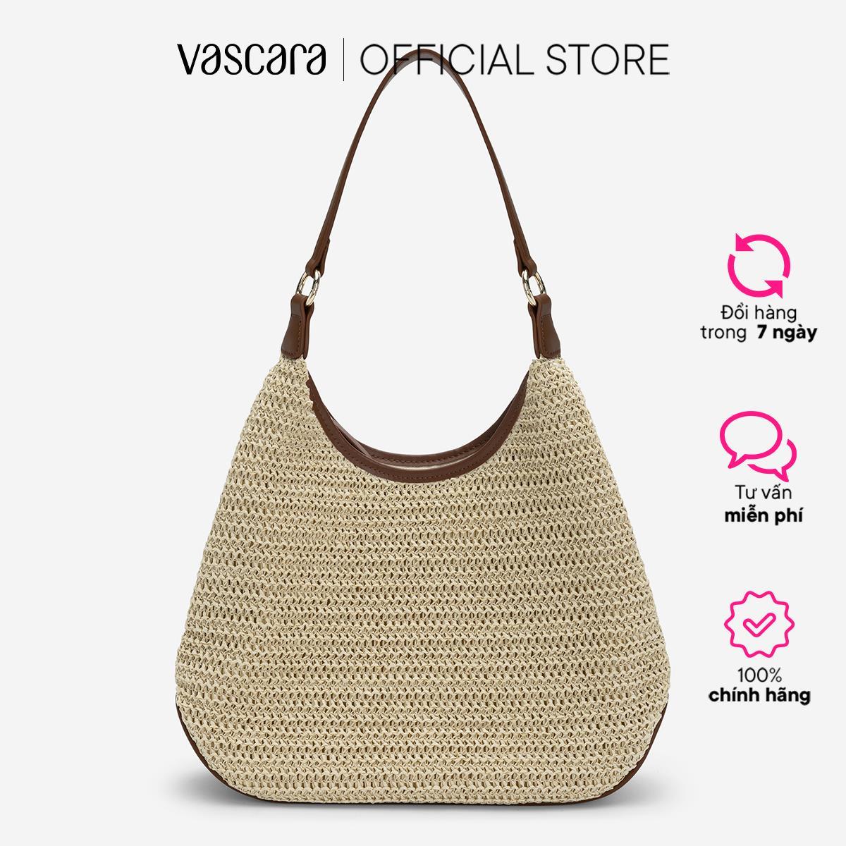 Vascara Túi Đeo Vai Form Mềm Phối Cói - SHO 0287