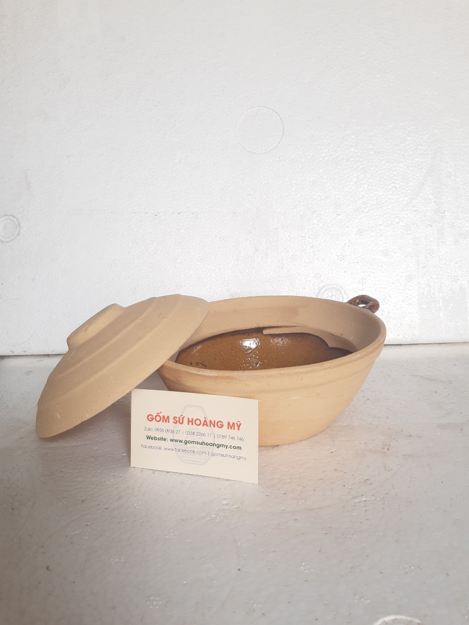 Combo 3 Nồi đất trán men nhỏ C6*R16 cm