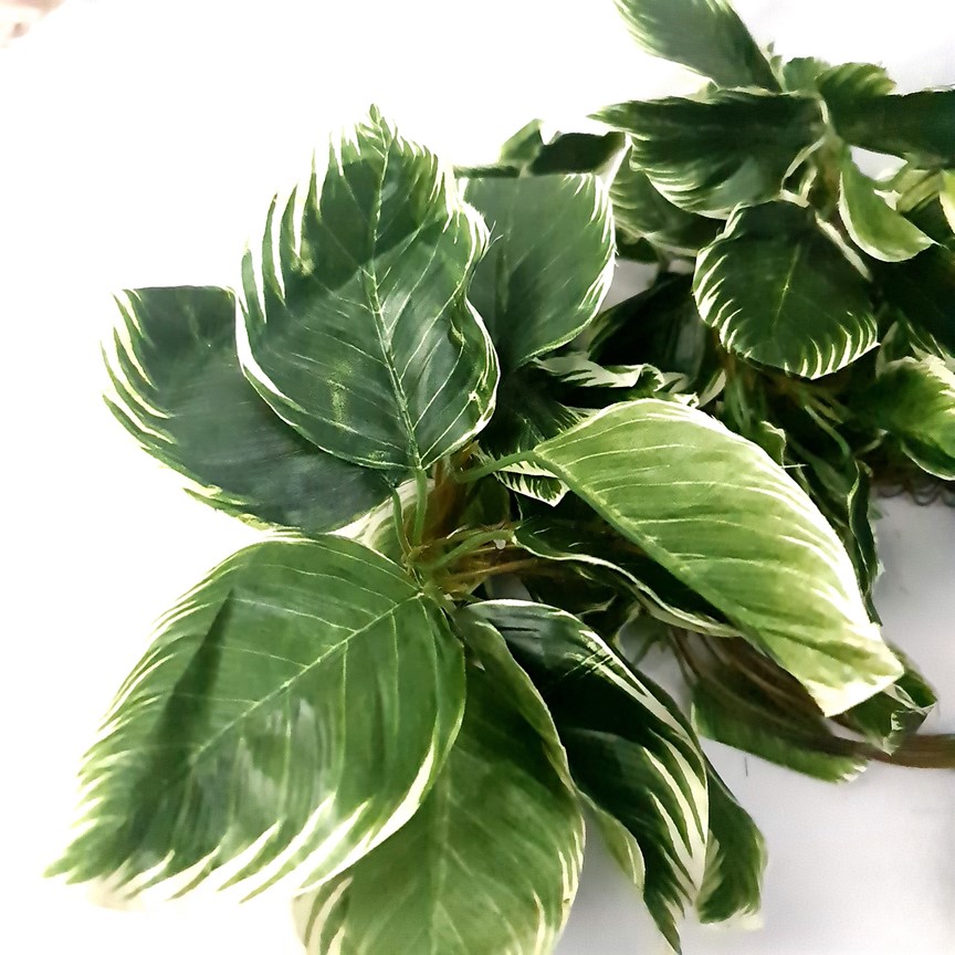 Dây leo lá giả chùm lá giả trang trí decor phòng, nhà cửa, nhà hàng, tiệc gng