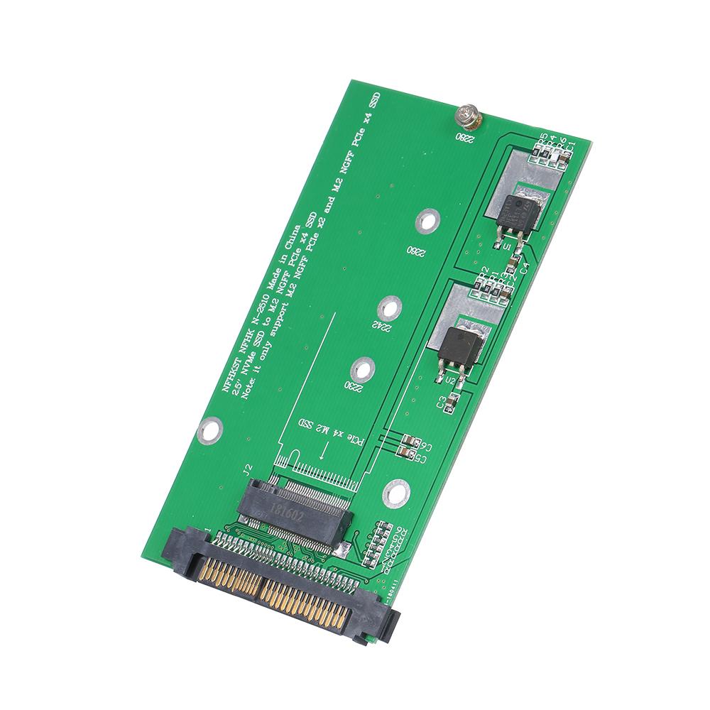 Thẻ chuyển đổi NVME sang NGFF M-KEY U.2 sang M.2 Giao diện PCI-E 4X và Nguồn cấp SATA