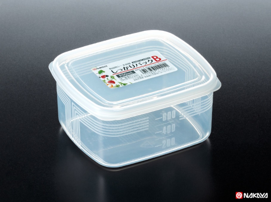 Hộp đựng thực phẩm bằng nhựa PP cao cấp 900mL hình chữ nhật - Hàng Nhật nội địa