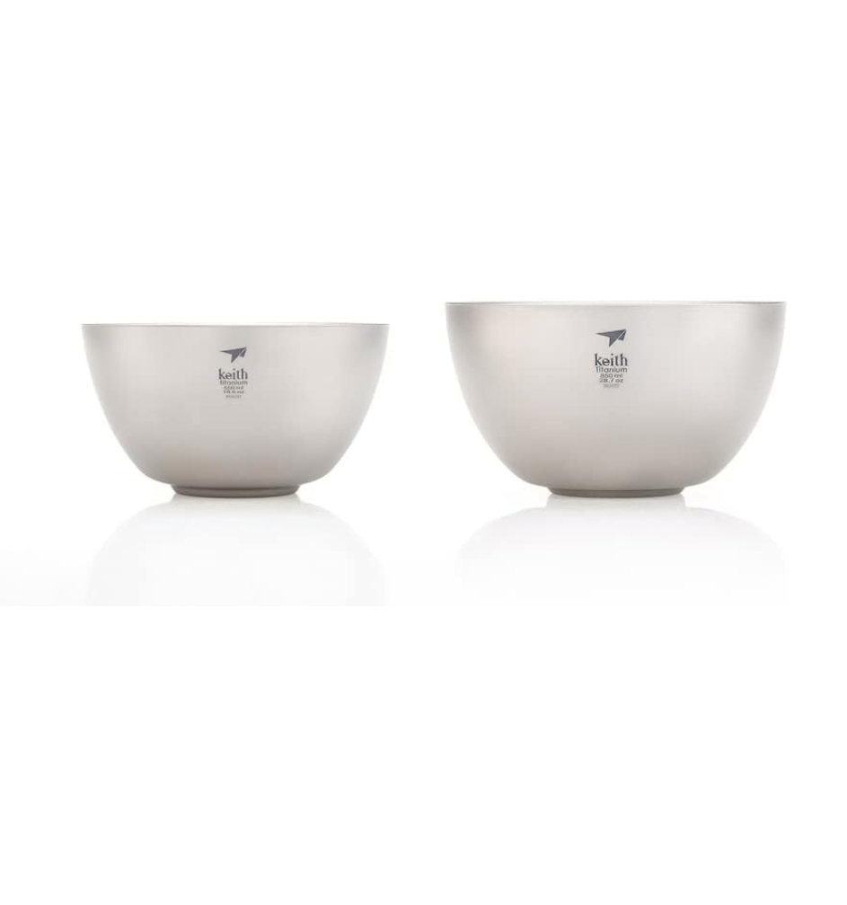 Tô chén ăn cách nhiệt 2 lớp Titanium Keith Ti5355 - 850ml
