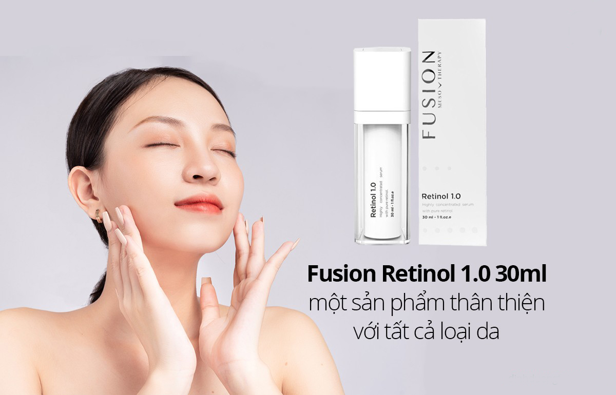 Kem Trẻ Hóa Da Giảm Nám Fusion Retinol 1.0 Dưỡng da, giảm bóng cho da dầu, giúp da mịn màng và tươi sáng