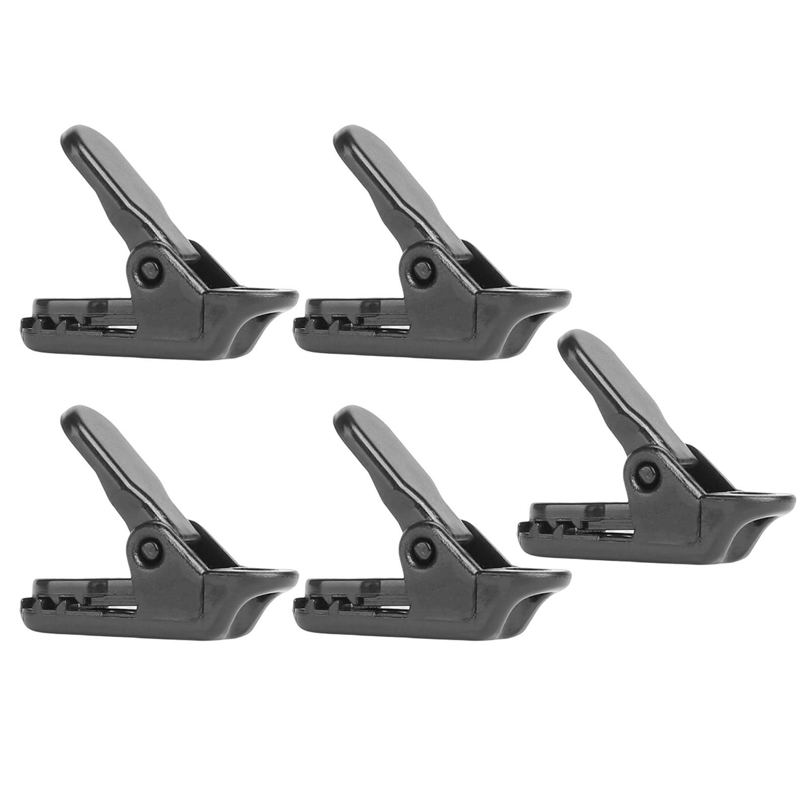5x Camping Tent Clamps Tent Fastener Awning Canopy Buckle Lightweight Tarp Clip for Swimming Pool Covers Boat Cover Sunshades Tarpaulin
