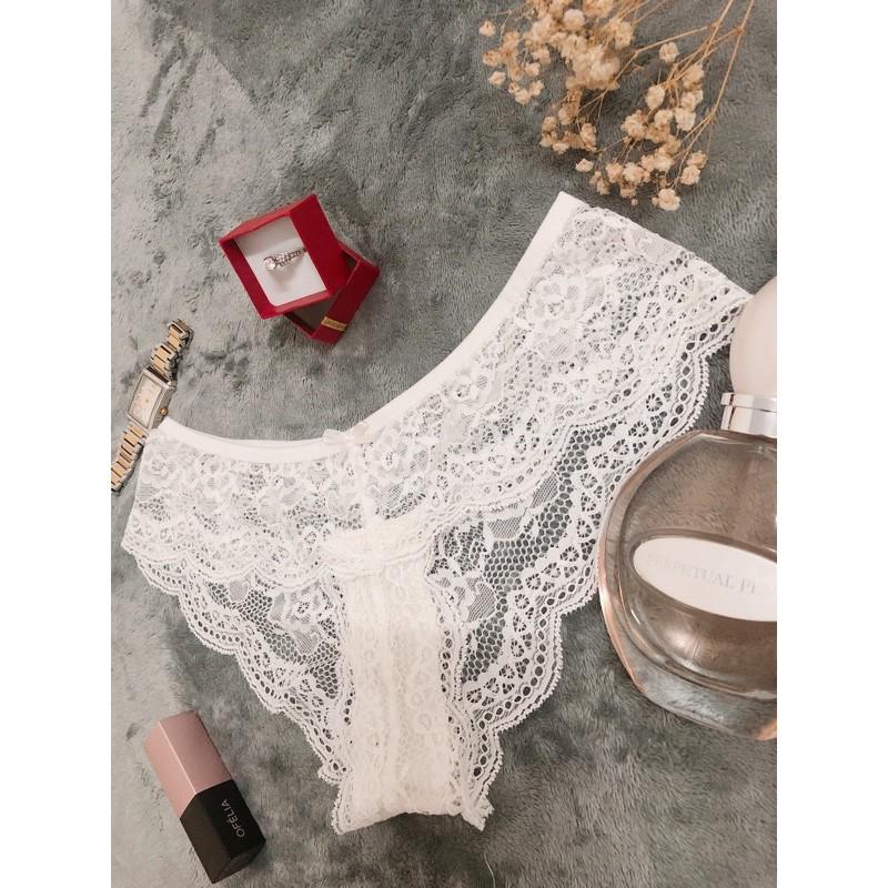 Hera white - Set lót ren áo bra không gọng mút mỏng
