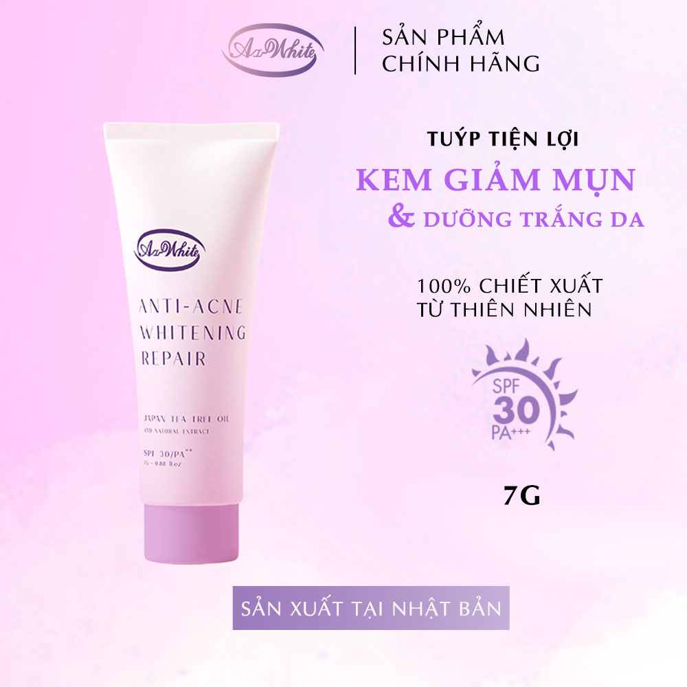 Tuýp Kem Ngừa Mụn & Dưỡng Trắng Da A-White 7G