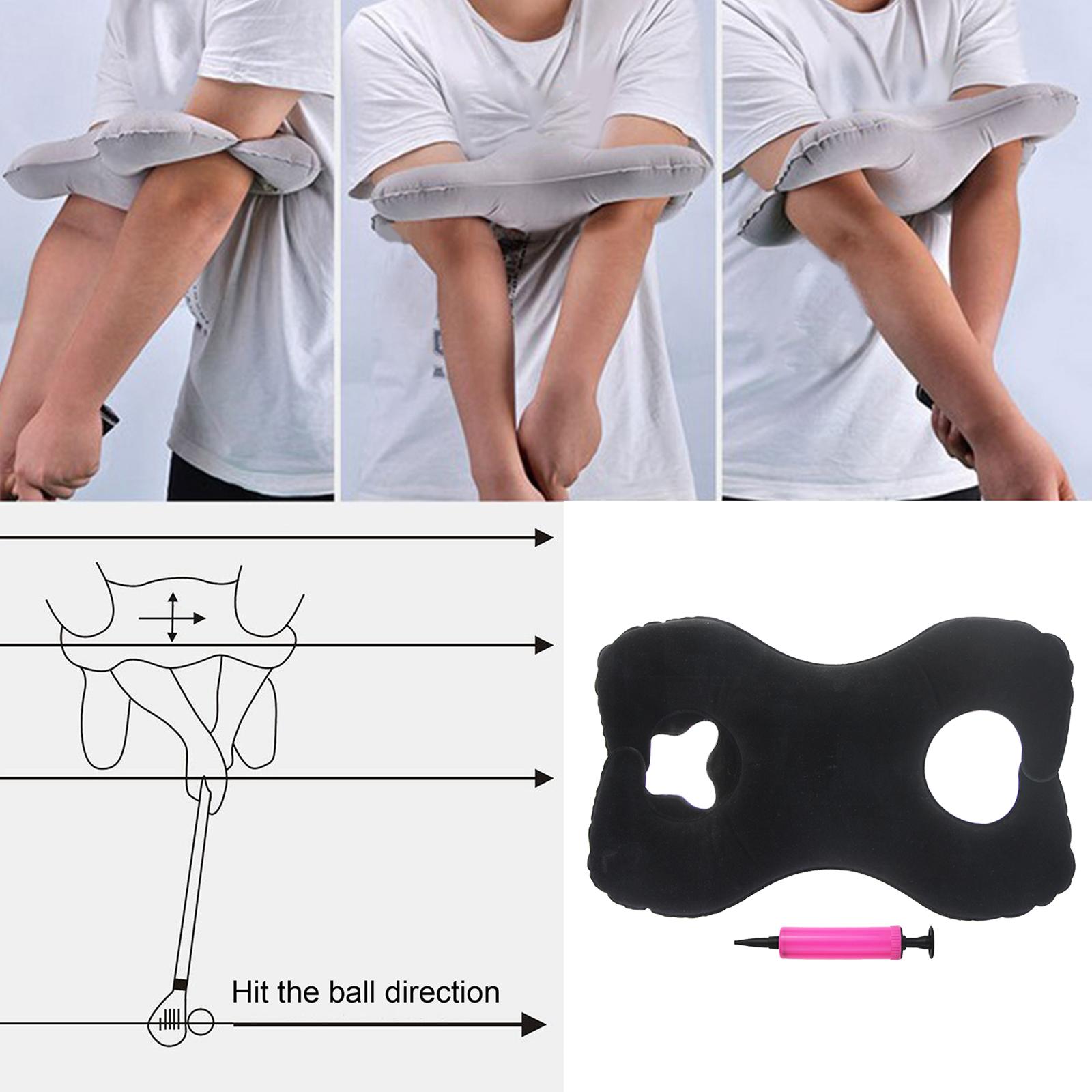 Golf Swing Training Aids Inflation Arm Band Motion Posture Correction Belt Swing Correcting Practice Tool