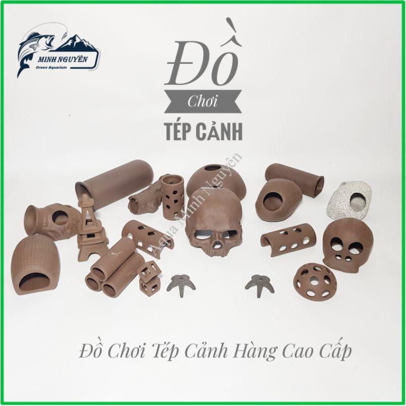 Đồ Chơi Cá Tép Cảnh Hang Cho Tép Cảnh Hồ Cá Cảnh - Hang Tép, Hang Pleco - Combo Đồ Chơi Cá Tép Cảnh