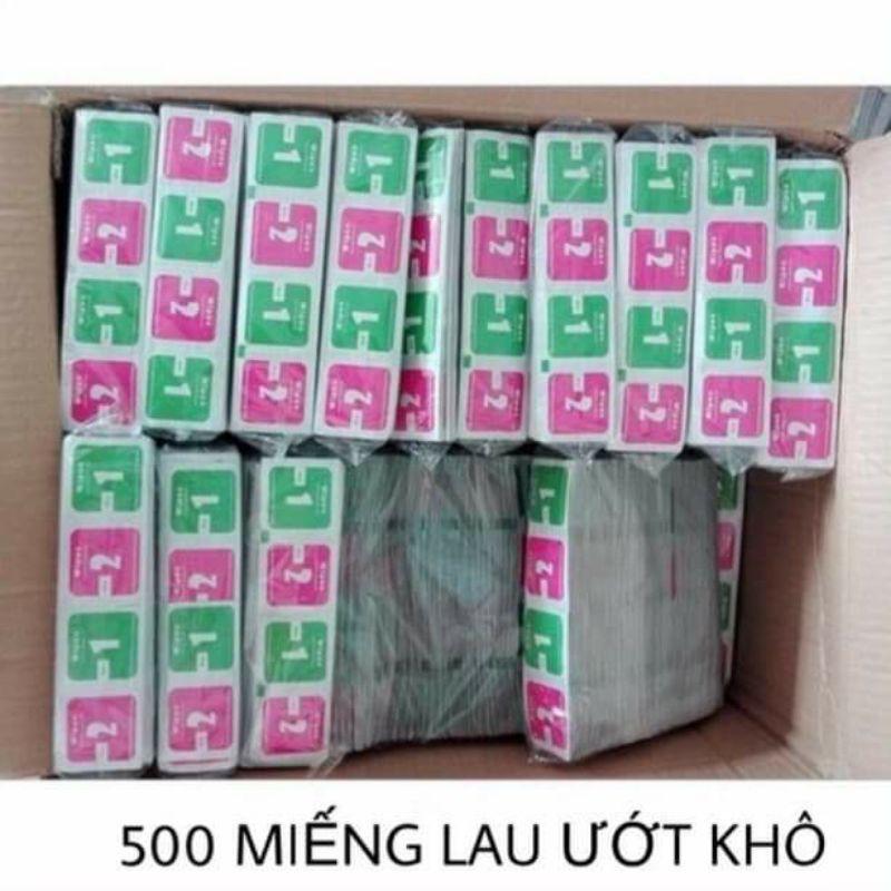 Combo 2 miếng lau màn hình điện thoại - 1 lau ướt, 2 lau khô