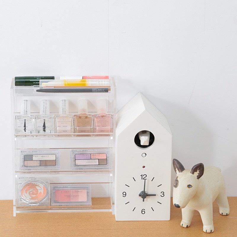 Kệ Mica 3 Tầng Đựng Phụ Kiện/ Mỹ Phẩm - Trong suốt 18 x 7 x 23 cm